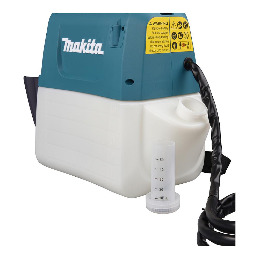 Spërkatëse Kopshti Makita US053DZ, 12V, 5L, 0.3MPa, Zorrë 1.7m, Grykë Dyfishe - Bardhë/Gjelbër - 12