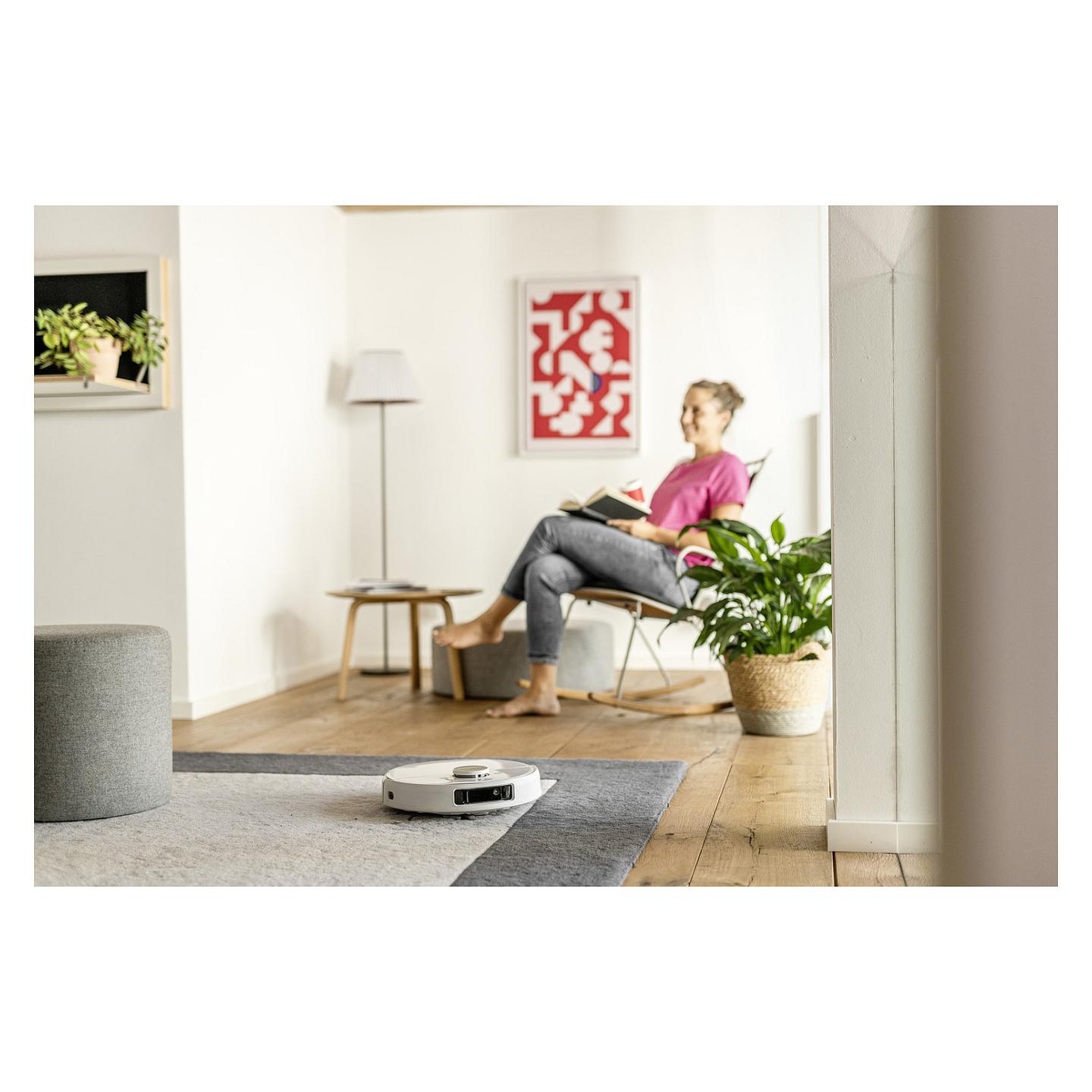 Fshesë Robotike Kärcher RCV 5 / Robot Fshesë me Mop / LiDAR / 5000 Pa / 330 ml / 240 ml - Bardhë - 4