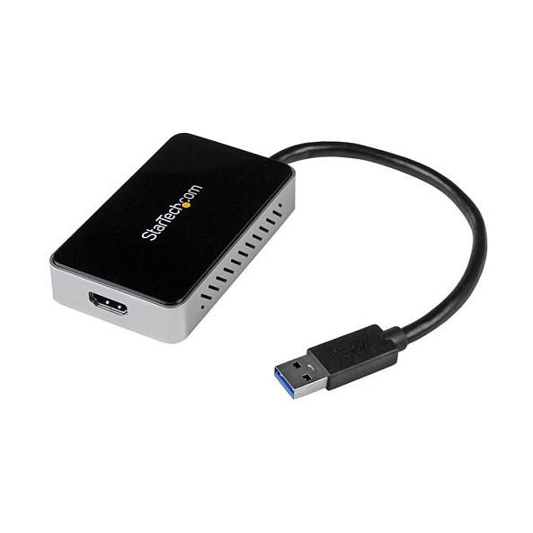 Adapter USB në HDMI StarTech.com USB32HDEH, HDMI 1080p, USB-A 5Gbps - Zezë