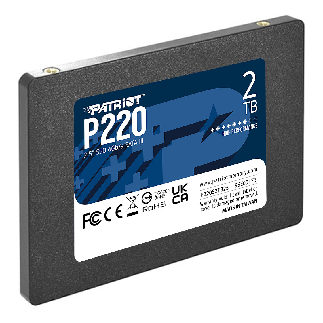 SSD e Brendshme Patriot P220 / 2TB / 2.5" SATA III - 3