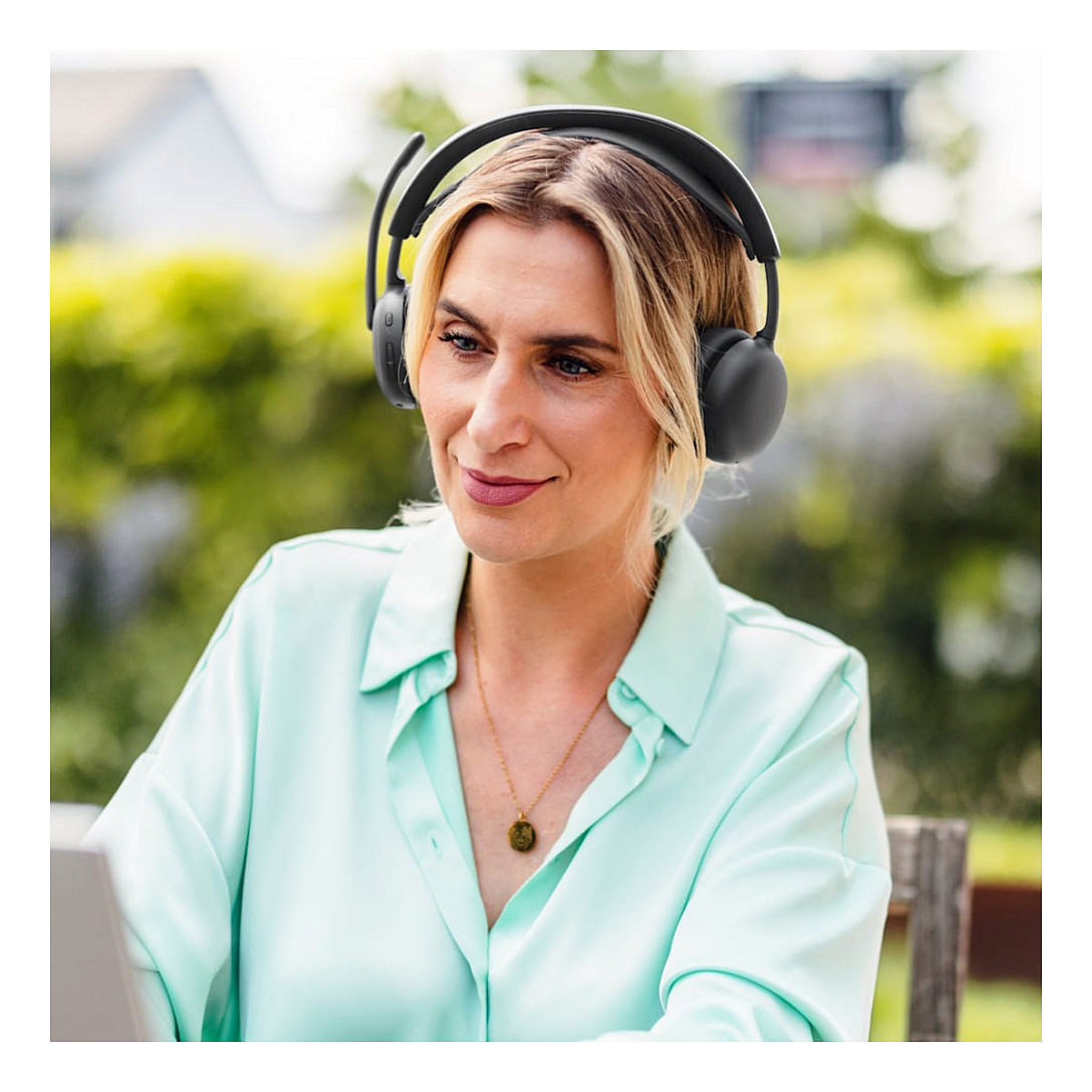Kufje pa kabllo Logitech Zone 2 ES / On-Ear / Bluetooth 5.3 / ANC / 40 mm / 48 orë – Gri - 2