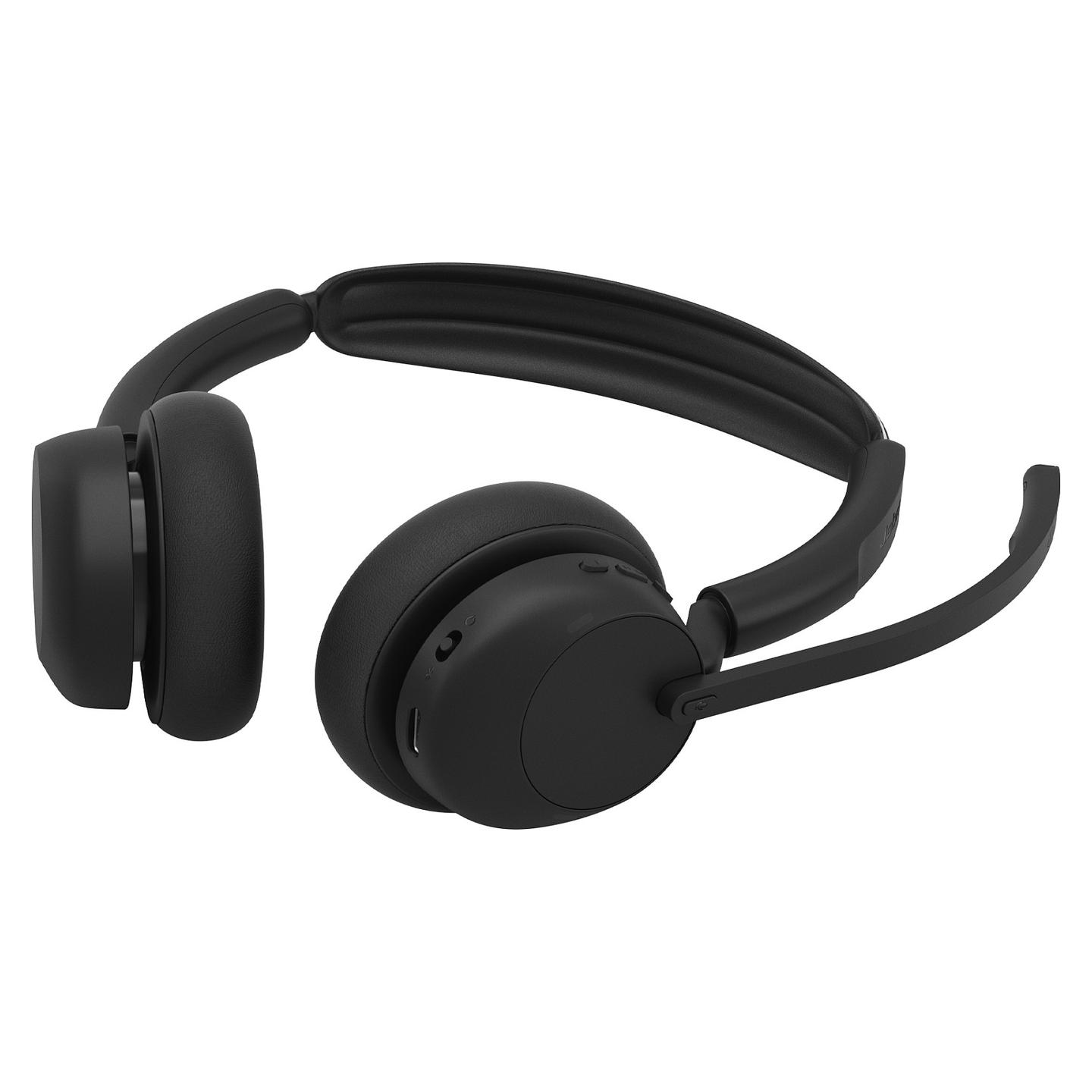 Kufje pa kabllo Jabra Evolve3 45 UC Stereo / Link 390a / USB-A / ANC - Zezë - 4