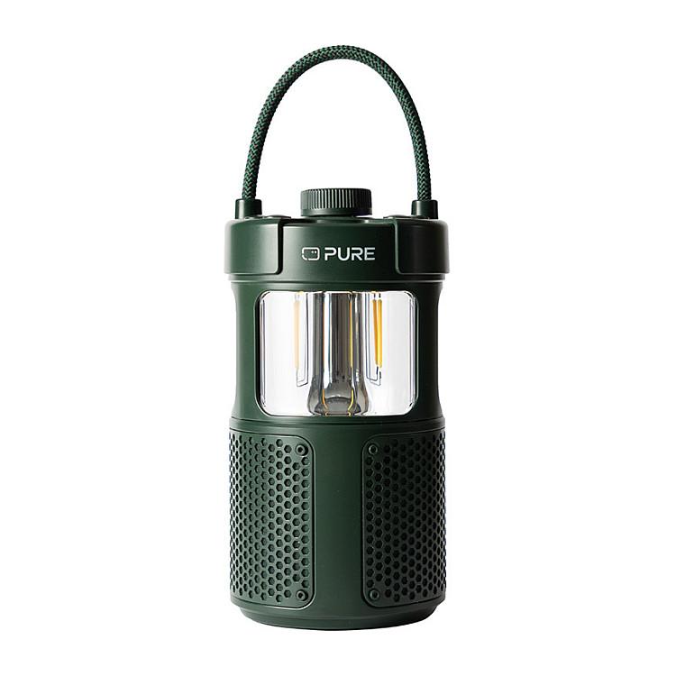 Altoparlant Pure Woodland Glow, 20W, Bluetooth 5.3, AUX, IPX6, USB-C - Gjelbër