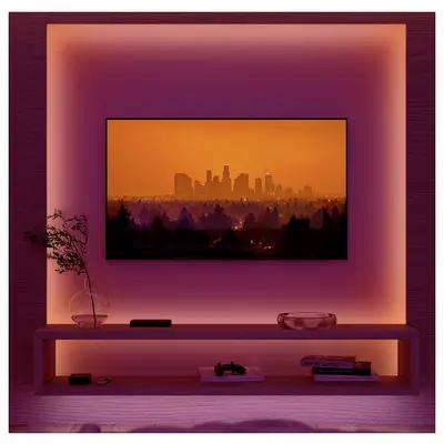 Ndriçues Philips Hue Flux Lightstrip, LED Inteligjent, 10 m, RGBW, 2000 lm, Bluetooth, Zigbee, IP20 – Bardhë - 4
