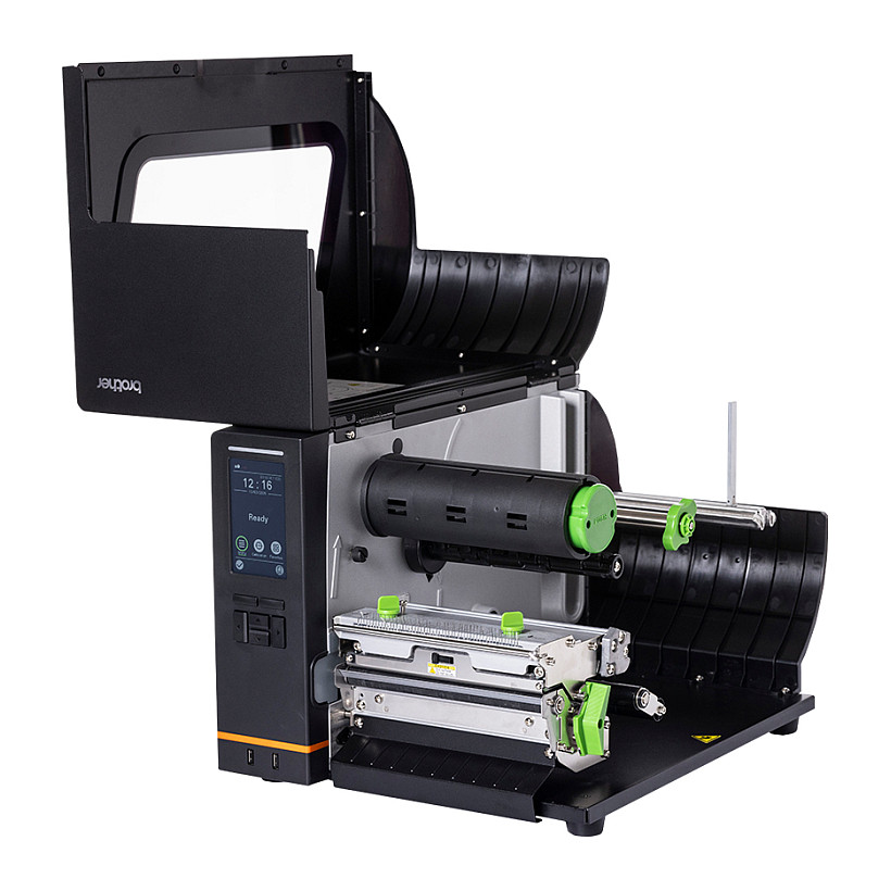 Printer Industrial Etiketash Brother TJ-6421TN / Direct Termal / 203 DPI / 304.8 mm/s / Wi-Fi, Bluetooth, Ethernet & USB -Zezë - 4