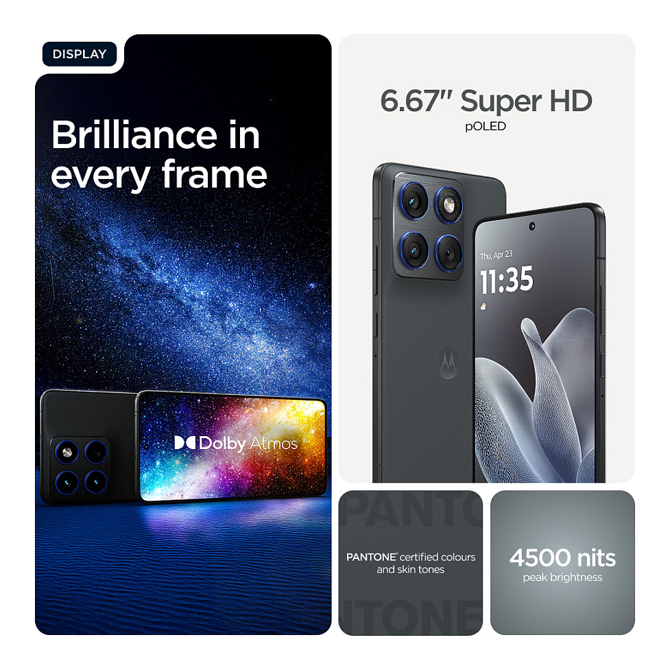 Telefon Android Motorola Edge 70 5G / Snapdragon 7 Gen 4 / 12GB / 512GB / 6.67" pOLED / 120Hz / 50MP – Hiri - 17