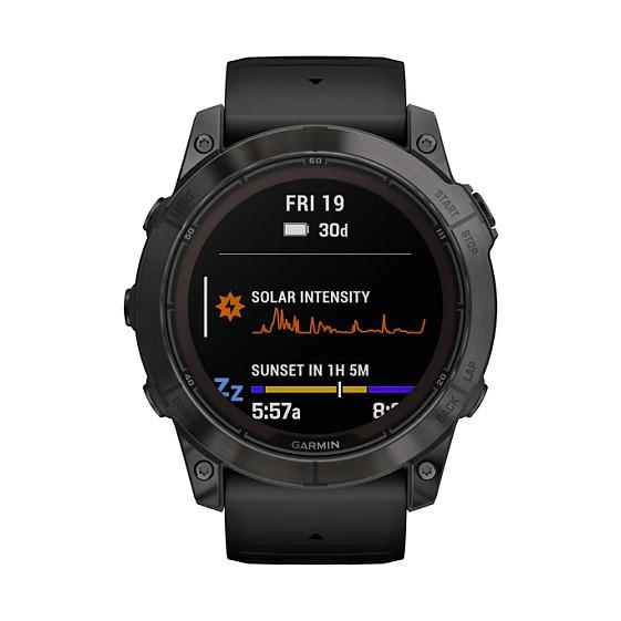 Orë e mençur Garmin fēnix 7X Pro Sapphire Solar Edition / 010-02778-11 / 51mm / MIP 1.4" / Power Sapphire / GPS Multi-Band / Bluetooth / Wi-Fi / ANT+ / 32GB / 10 ATM - Gri/Zezë - 9
