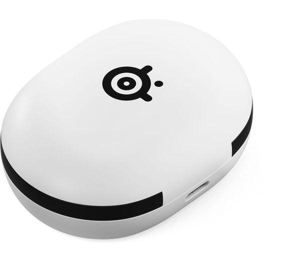 Kufje Gaming pa kabllo SteelSeries Arctis GameBuds PS, 2.4 GHz, Bluetooth 5.3, ANC, Spatial Audio, 10 orë - Bardhë - 4