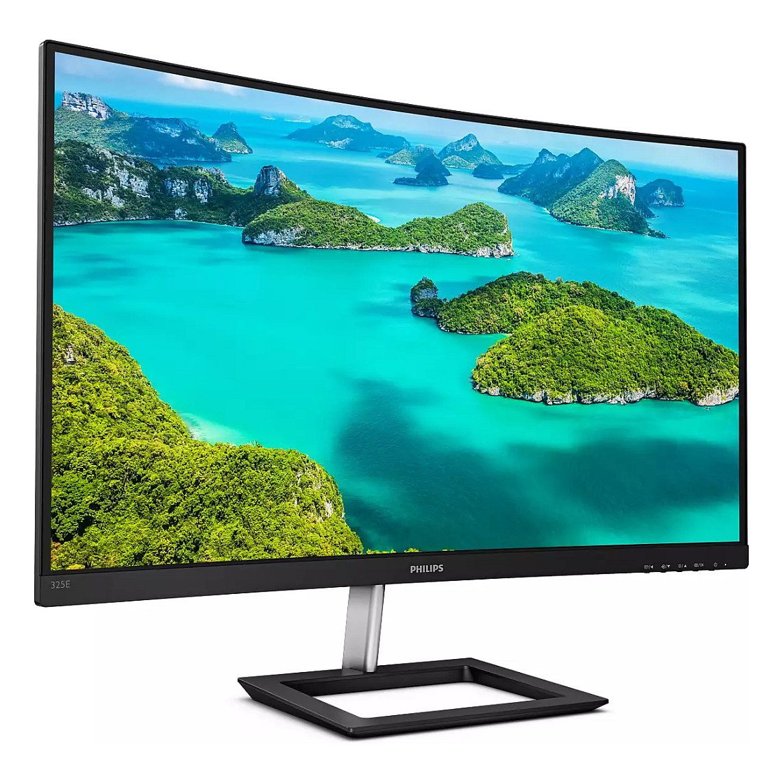 Monitor i lakuar Philips 325E1C / 31.5" Quad HD 75 Hz 4 ms VA Curved / HDMI DP / e zezë - 2