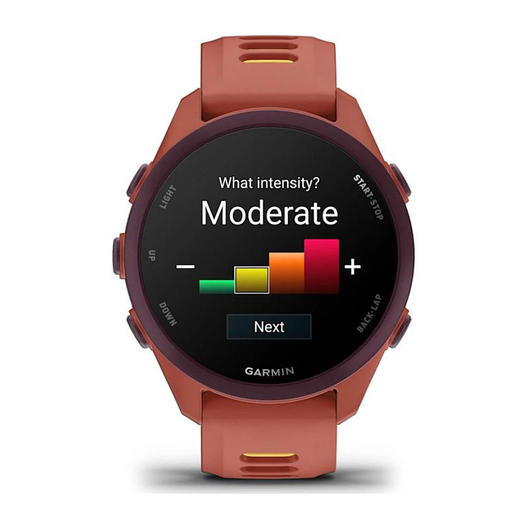 Orë e Mençur Garmin Forerunner 170 Music, 1.2" AMOLED, GPS, Muzikë, 5 ATM - Kuqe/Portokalli - 4