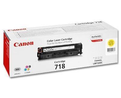 Toner Canon 718Y / 2,900 faqe – Verdhë - 2
