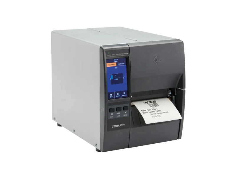 Printer Label Zebra ZT231 / Për Etiketa / 203 DPI / 104mm / 305 mm/sec / USB + LAN - Zezë - 2