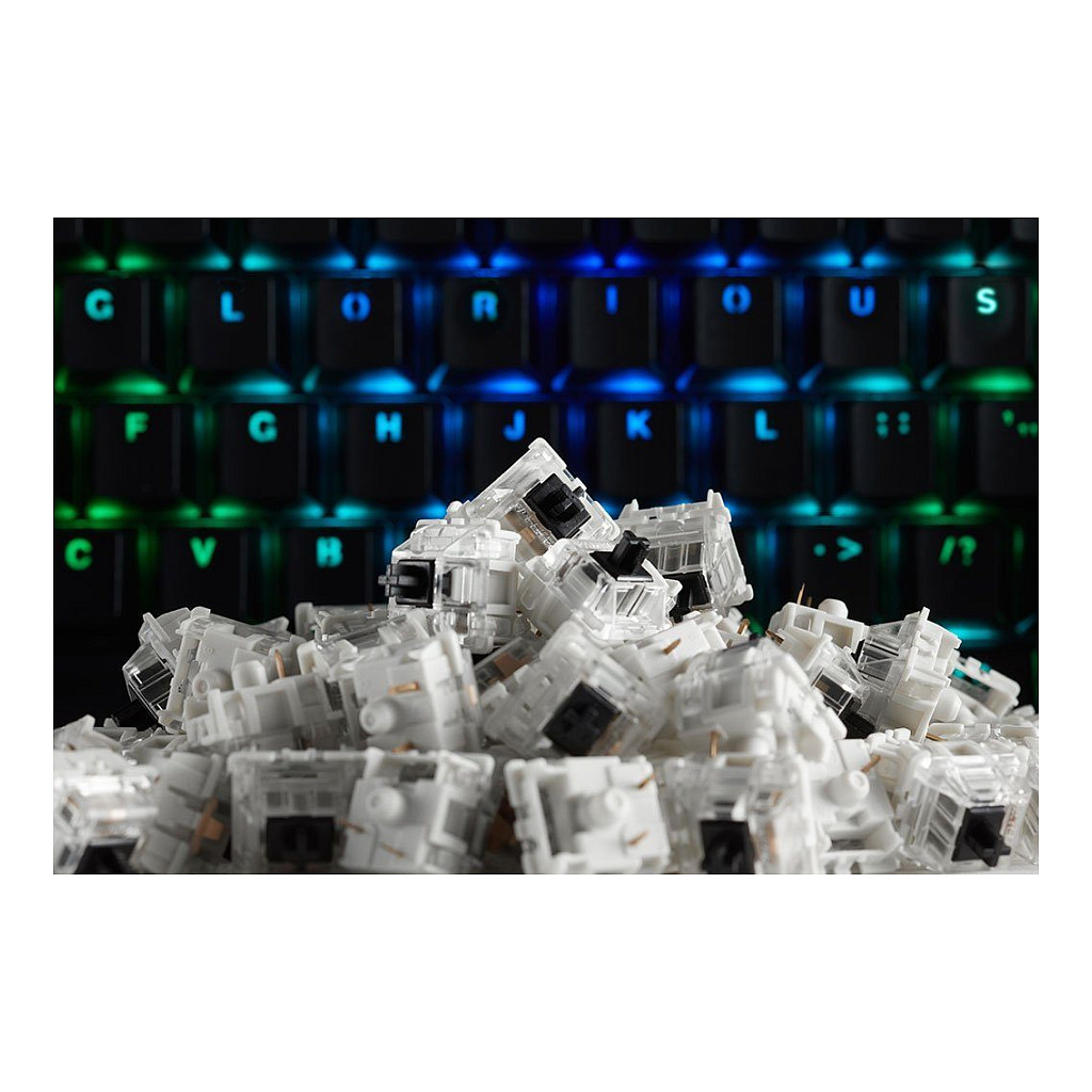 Aksesorë për Tastierë Switch-e Mekanike Gateron Black / 120-Pack / MX-Compatible / SMD LED - Zezë - 3