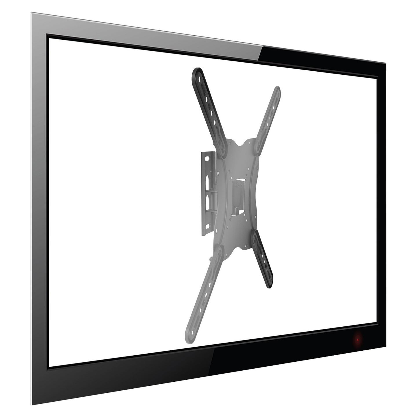 Mbajtëse për TV Equip 650405 , 23–55" , deri 30kg , e pjerrët , e rrotullueshme , VESA 75x75–400x400 - Zezë - 3