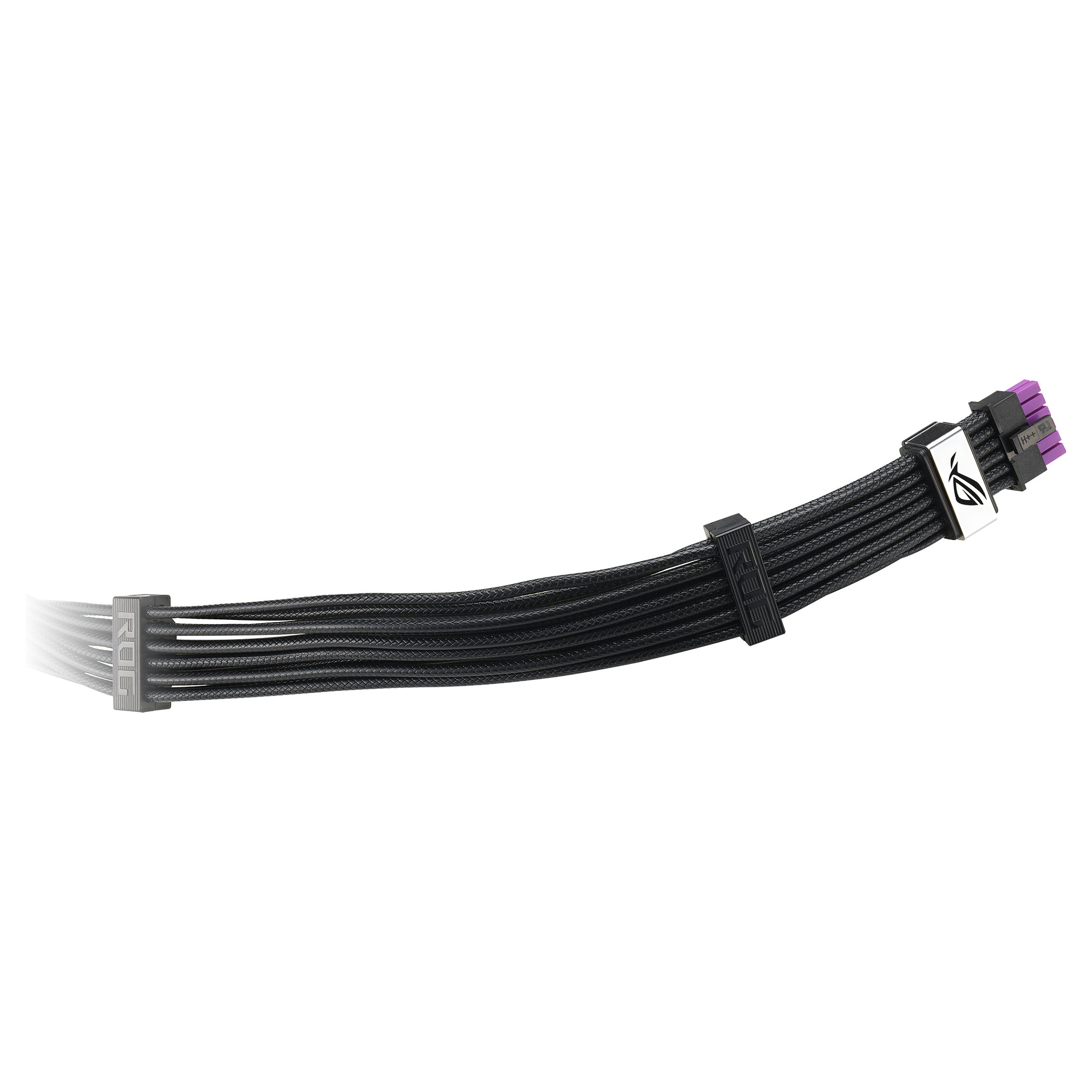Kabllo për furnizim me Energji ASUS ROG Equalizer / PCIe 16-pin / PCIe x16 Gen 4.0 / 0.75m - Zezë - 12