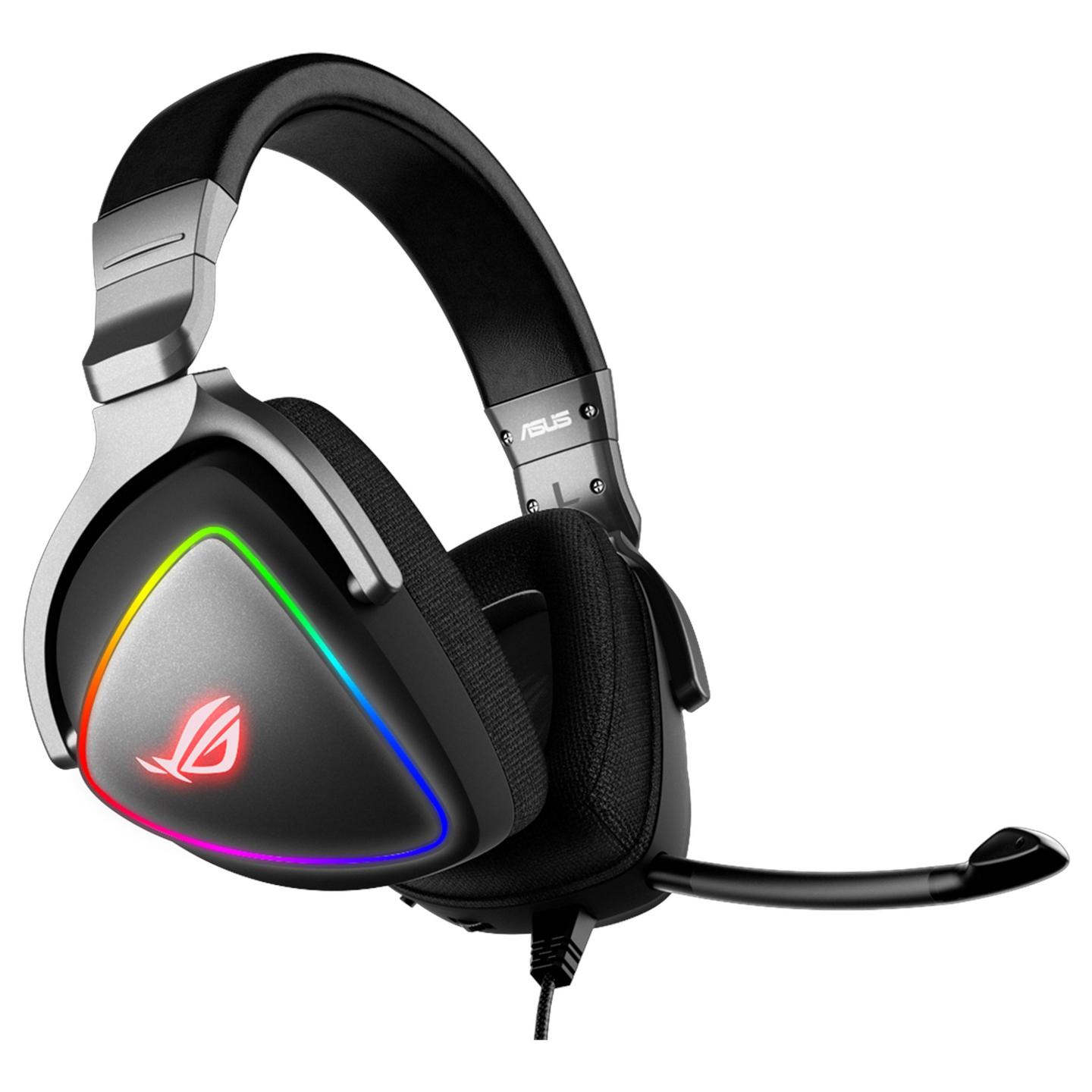 Kufje Gaming ASUS ROG Delta / USB-C / USB-A / 50mm / Hi-Res ESS Quad-DAC / RGB - Zezë - 5