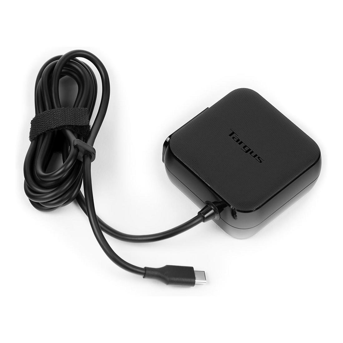 Adapter për Laptop Targus APA95EU, USB-C, 45W, Kabllo 1.8 m, 3 Përshtatës Prizash Ndërkombëtare – Zezë - 5