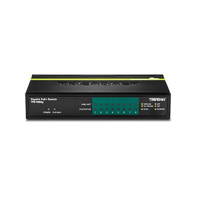 Switch TRENDnet TPE-TG82g, 8 porta Gigabit Ethernet PoE+, PoE 61W, Switching Capacity 16Gbps, Unmanaged - Zezë - 3
