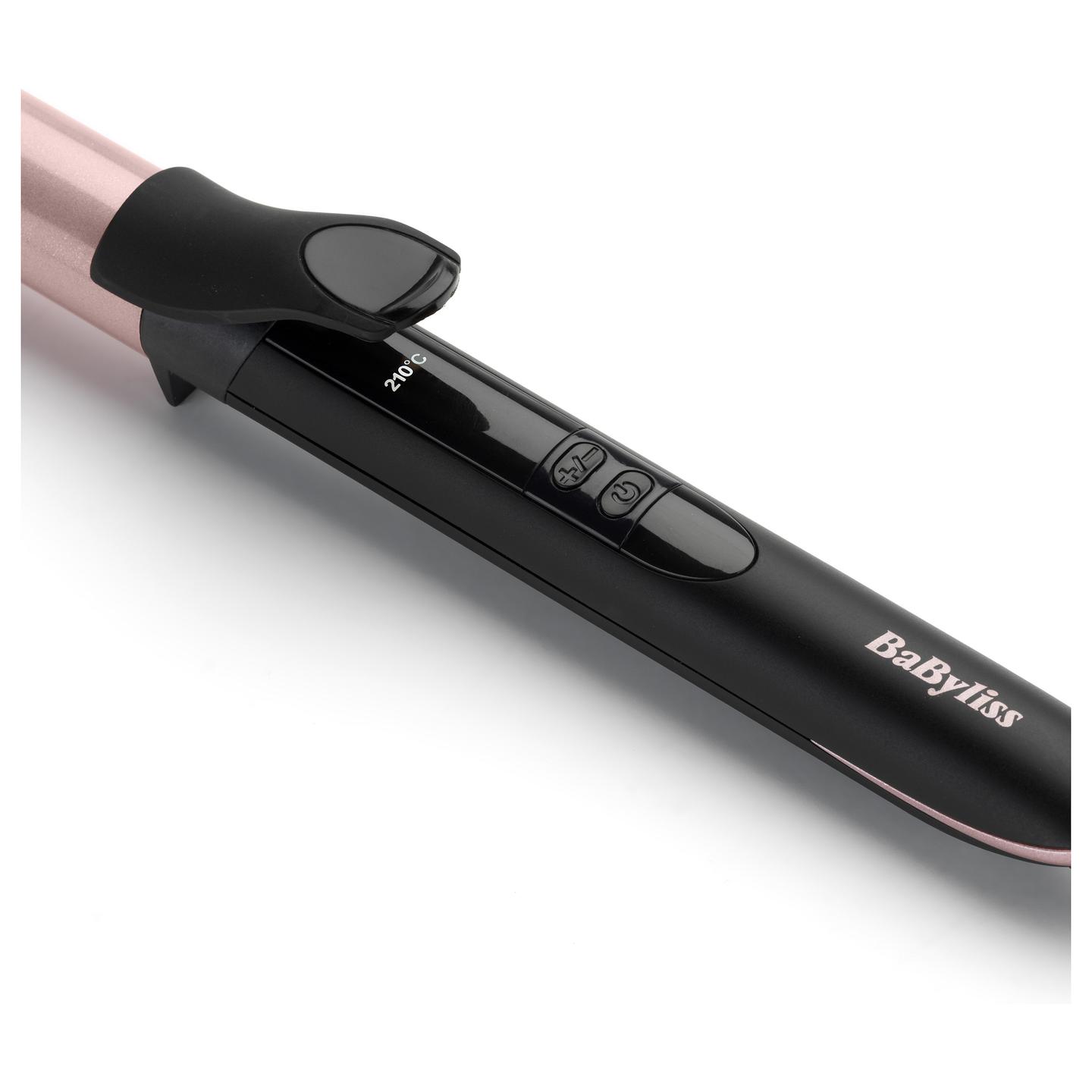 Stiluese për Flokë për Kaçurrela BaByliss C451E, 25 mm, Veshje Kuarc-Qeramike, 160–210°C, 6 Nivele Temperature, Kabllo 2.5 m – Zezë , Rozë-Ari - 9
