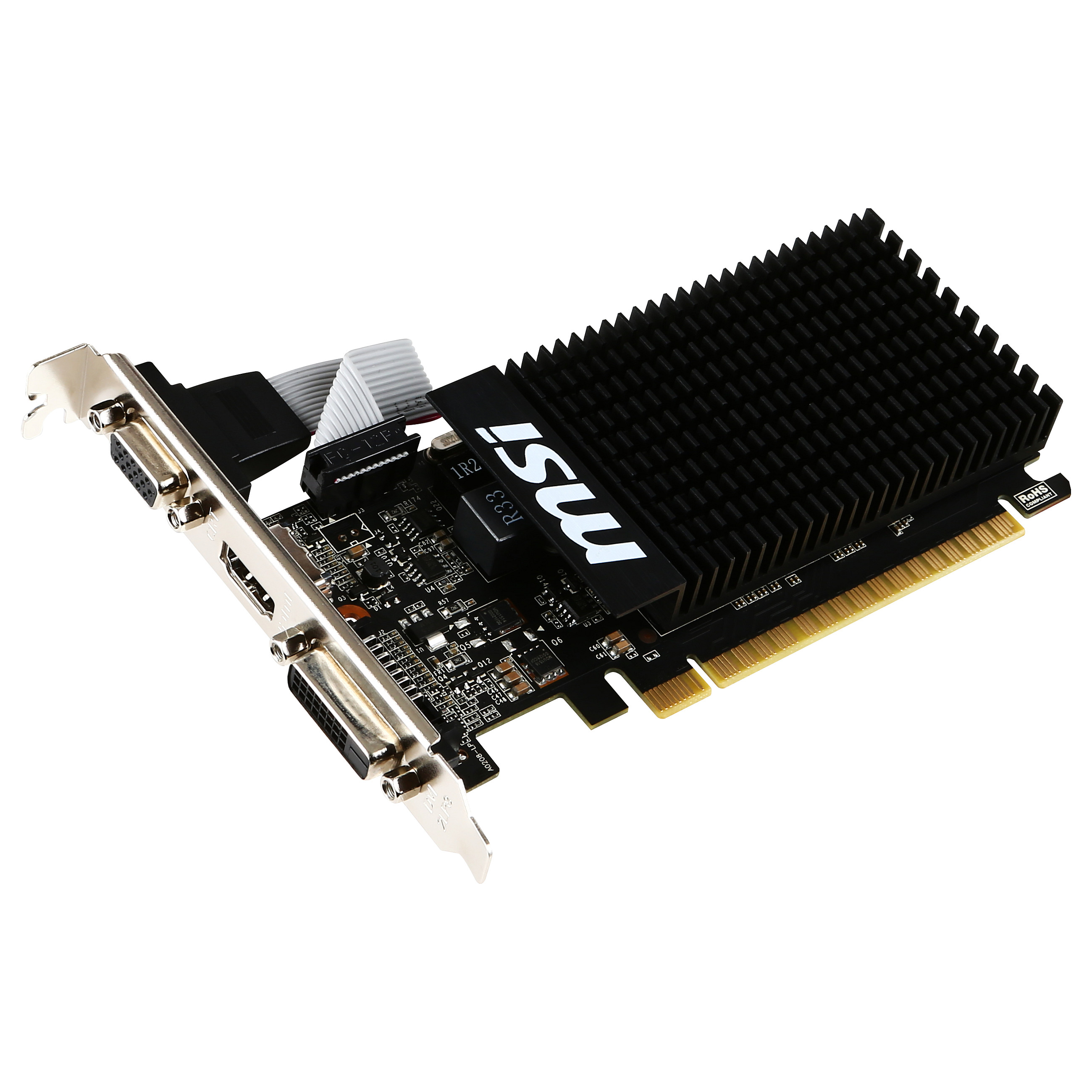 Kartelë Grafike NVIDIA GeForce GT 710 / 2GB DDR3 / 64-bit / MSI GT 710 2GD3H LP - 3