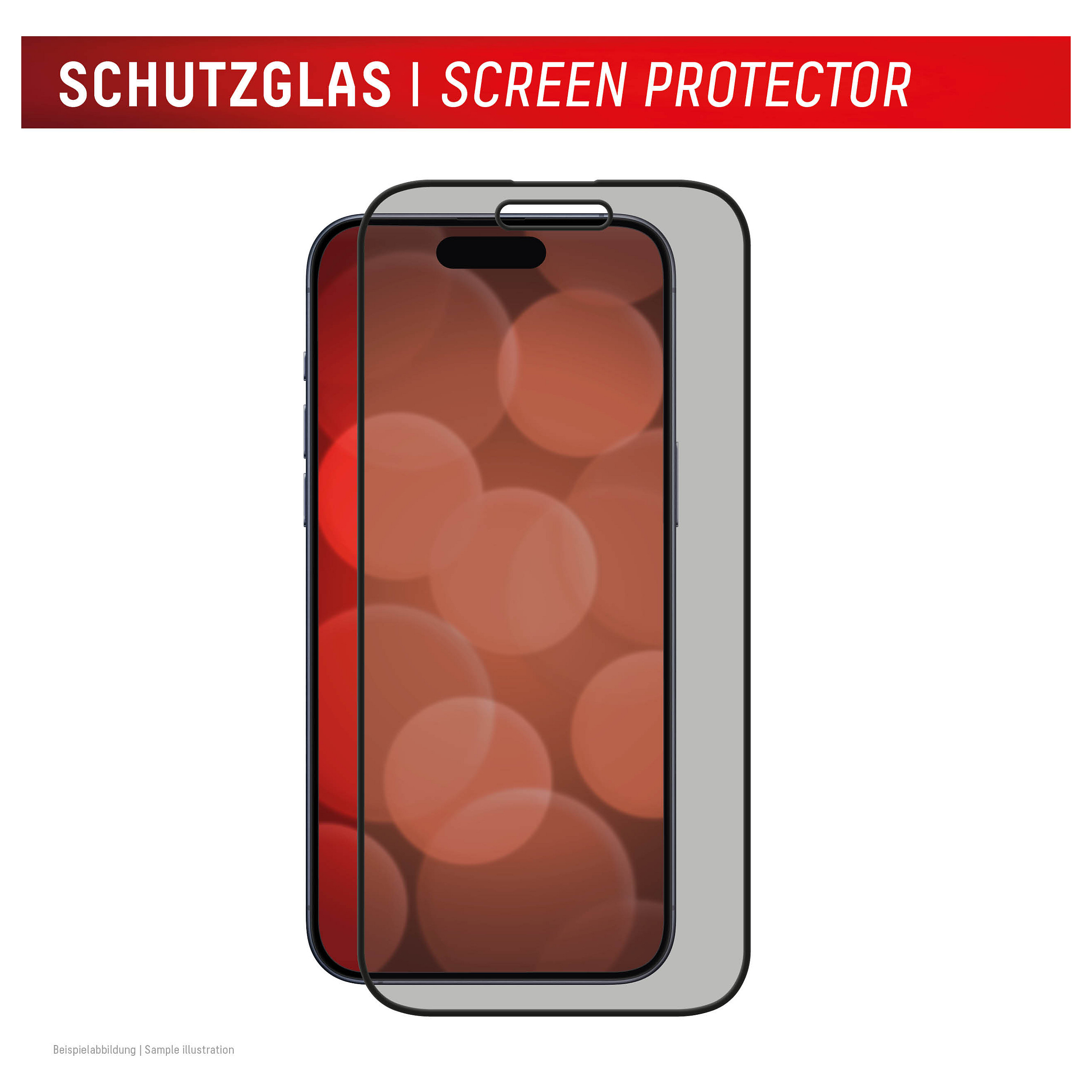 Mbrojtëse për ekran Displex / Apple iPhone 16 / Xham Tempered Glass 10H Privacy 2-Way - Transparente - 8