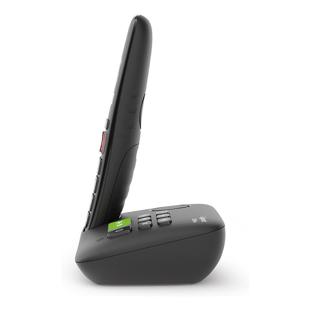 Telefon DECT Gigaset E290A, Analog, DECT, 2" Ekran, Sekretar Telefonik 20 min, 150 Kontakte, Taste të Mëdha - Zezë - 7