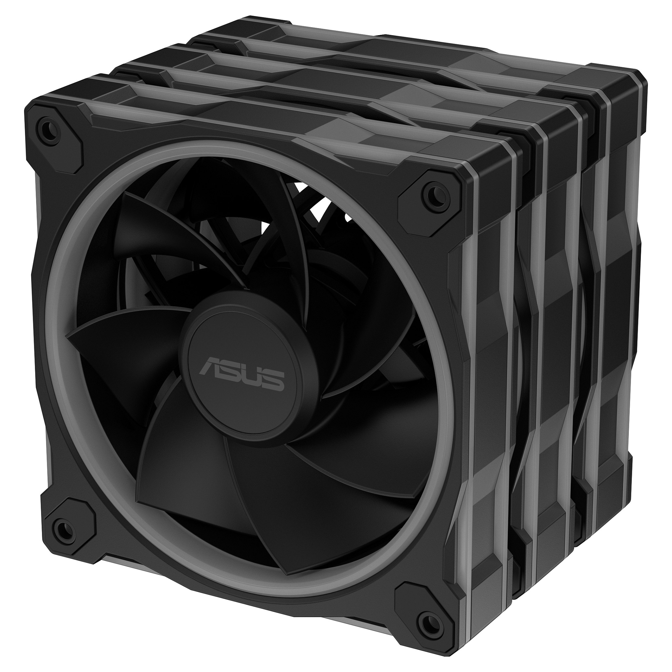 Ftohës për Kasë 120mm ASUS Prime MR120 ARGB Reverse 3-Pack – Zezë - 11