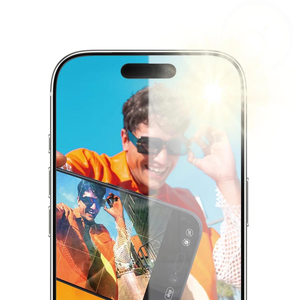 Xham mbrojtës / Anti-Reflective Armor / iPhone 17 Pro / PanzerGlass – Transparent