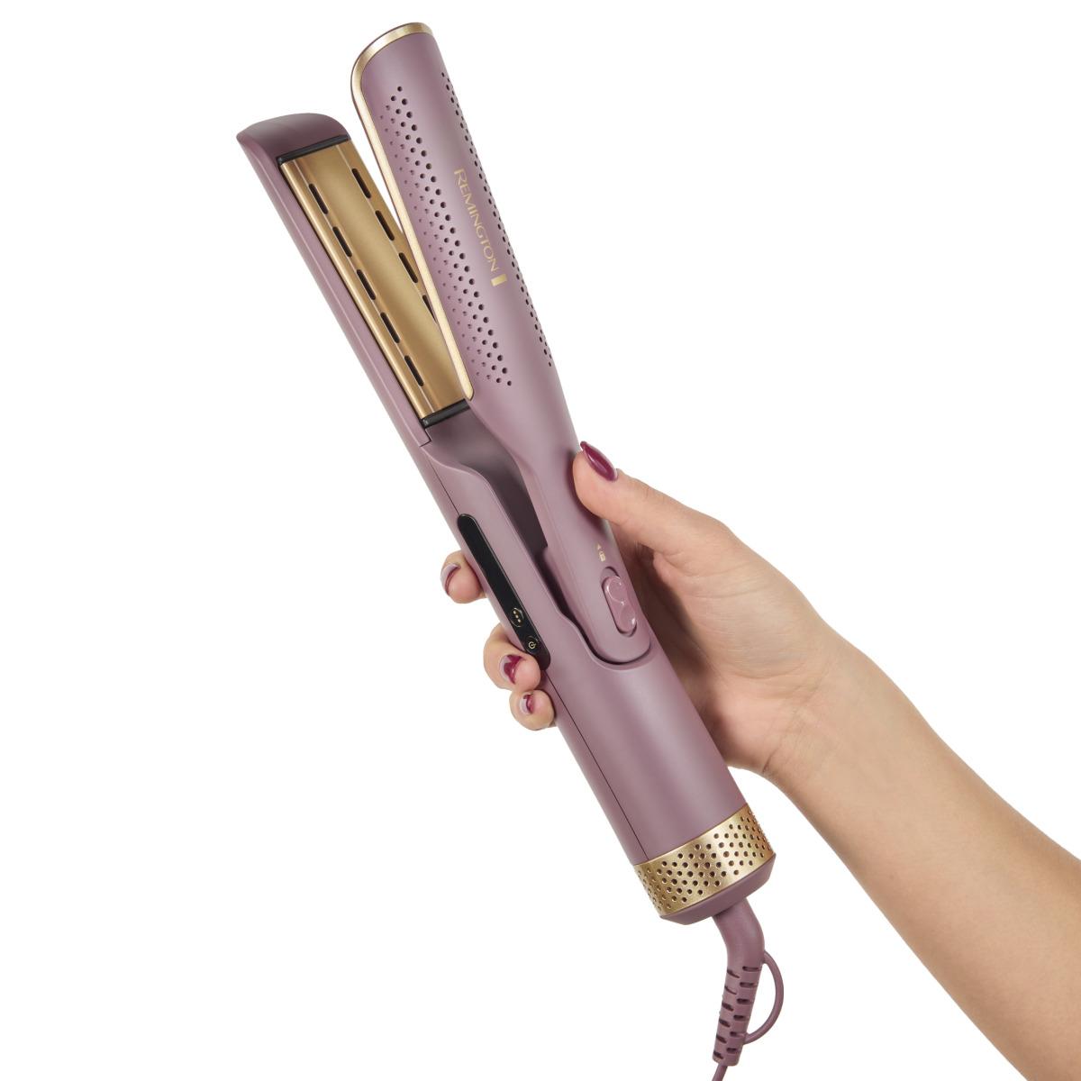 Drejtuese për flokë Remington AIRvive Airstyler AS8930 / Ionic Air / Wet Mode / 140°C / Finishing Mode / 190°C / Ceramic – Rozë/Ari - 2