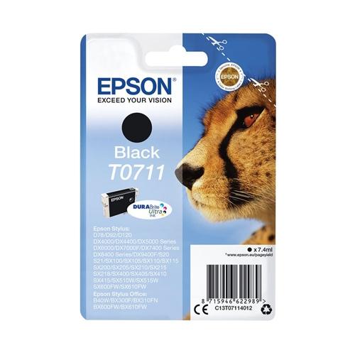 INK Epson T0711 / C13T07114012 / 7.4ml / 245 faqe – Zezë