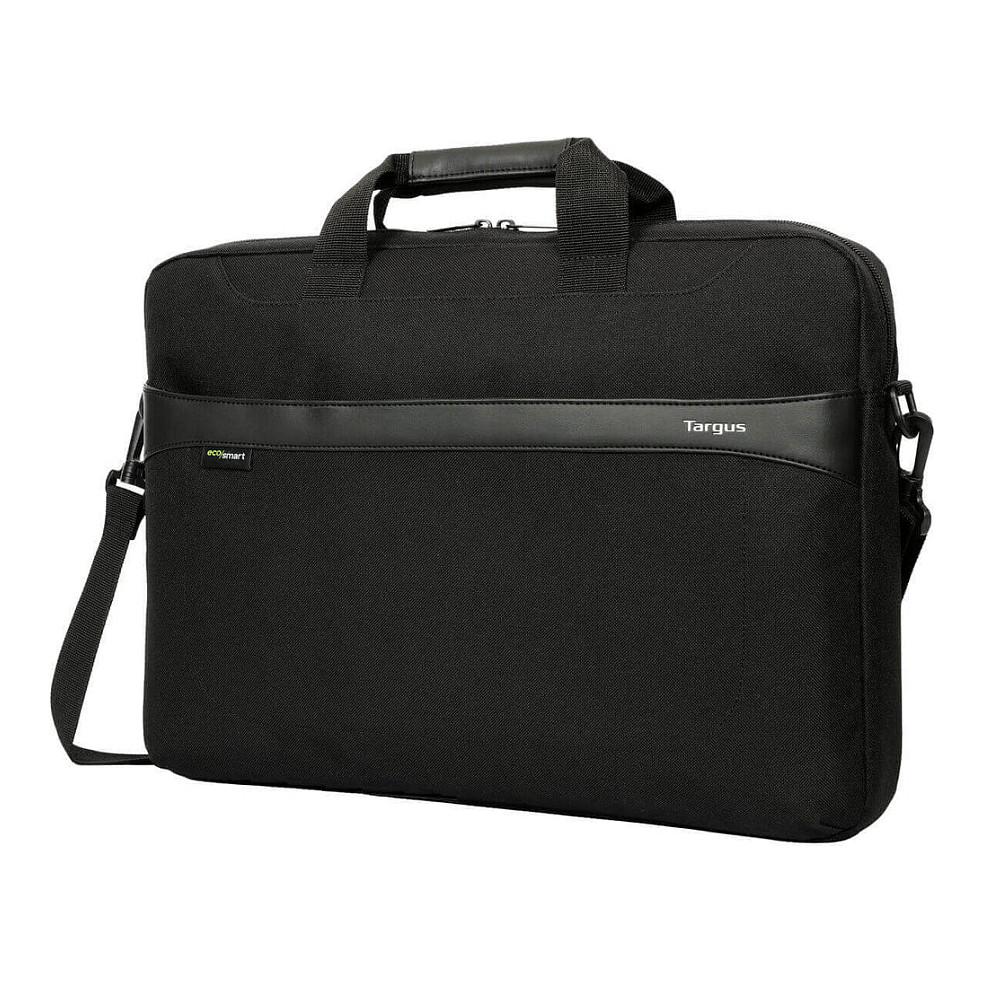 Çantë për Laptop Targus GeoLite EcoSmart Slim Brief TSS991GL, 17.3", Ndarje e Mbushur, Rrip Shpatulle, Rezistente ndaj Ujit - Zezë - 3