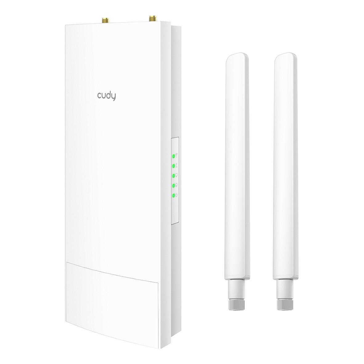 Access Point Cudy AP3000 Outdoor, Wi-Fi 6 AX3000, Dual-Band, 4-Stream, Gigabit Ethernet PoE, Mesh, IP65 - Bardhë - 2