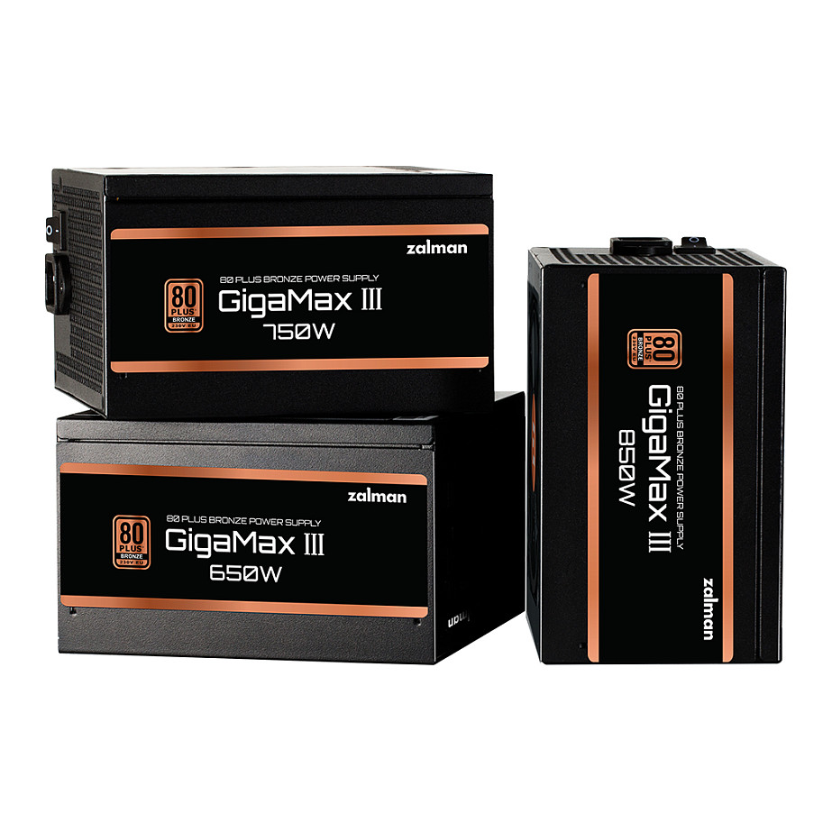 Furnizues Energjie Zalman GigaMax III / 850W / ATX / 80 PLUS Bronze / Semi-Modular - Zezë - 5