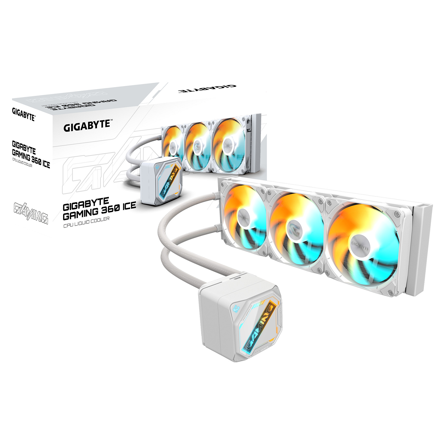 Ftohës për Procesor Gigabyte GAMING 360 ICE / 360mm / AIO / ARGB – Bardhë - 5