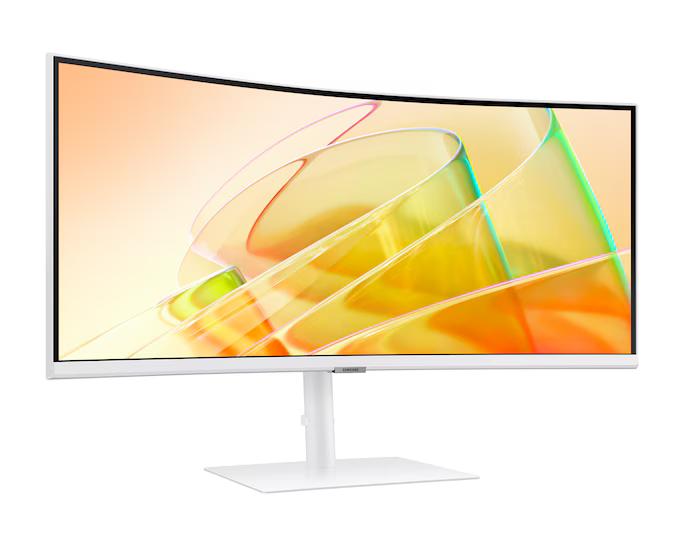 Monitor Samsung ViewFinity S6 S34C650TAU, 34", UWQHD VA Curved, 100Hz, 5ms, HDMI+DP+2x Thunderbolt 4+USB - Bardhë - 2