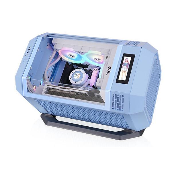 Mbajtëse për Kasë Thermaltake The Tower 250 Chassis Stand Kit, Vendosje Horizontale, Filtër Kundër Pluhurit - Blu/Zezë - 6