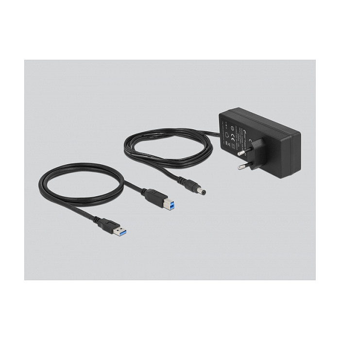 Delock 63738 External USB 5 Gbps Hub / 13× USB Type-A / Individual Switches / Metal Housing / 60W - 2