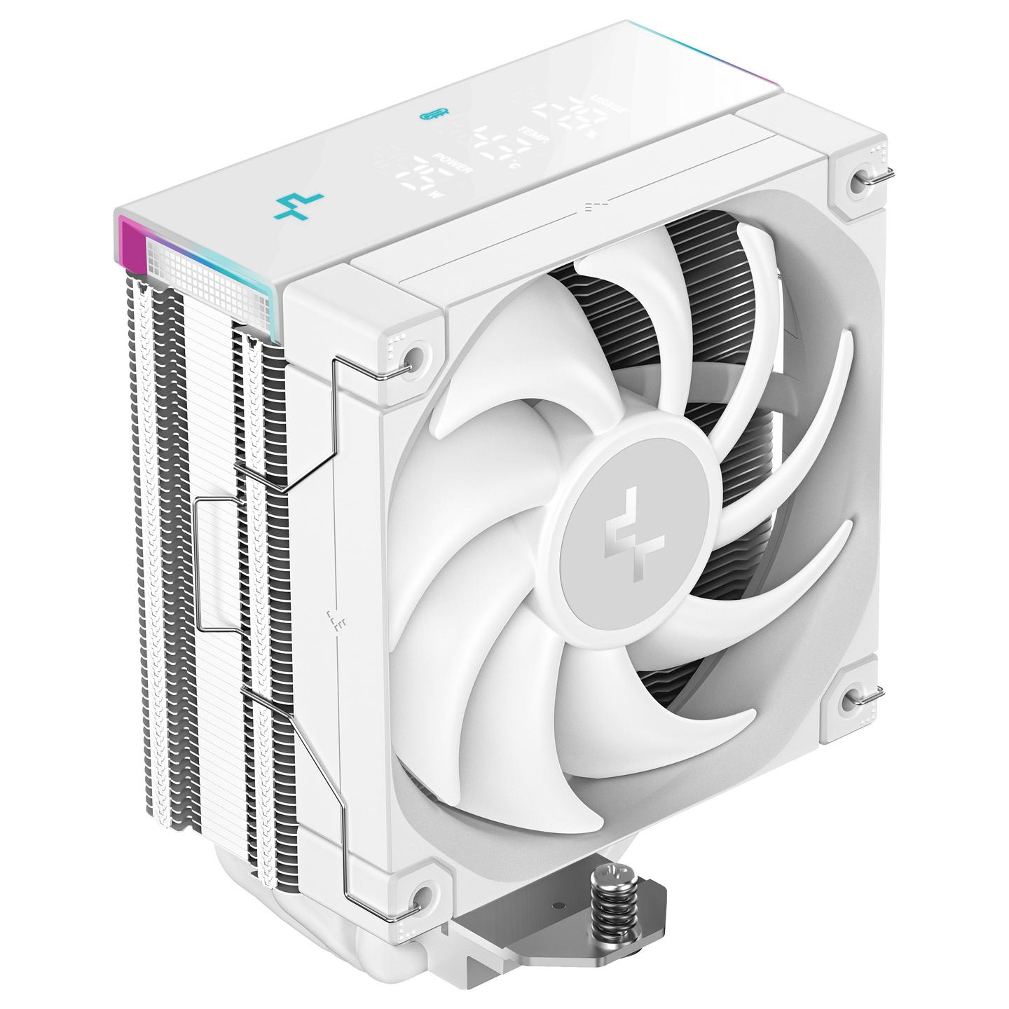 Ftohës për Procesor DeepCool AK400 Digital Pro / ARGB / LCD – Bardhë