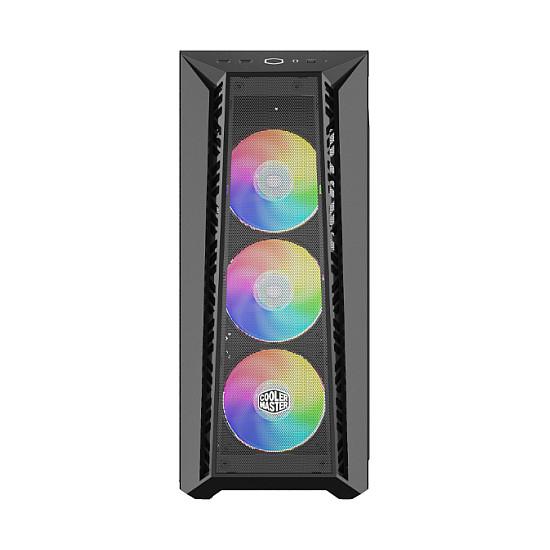 Kasë Cooler Master MasterBox 520 Mesh / Midi-Tower / Xham i Temperuar / 3x120mm ARGB / E-ATX / USB 3.2 Gen2 Type-C – Zezë - 3