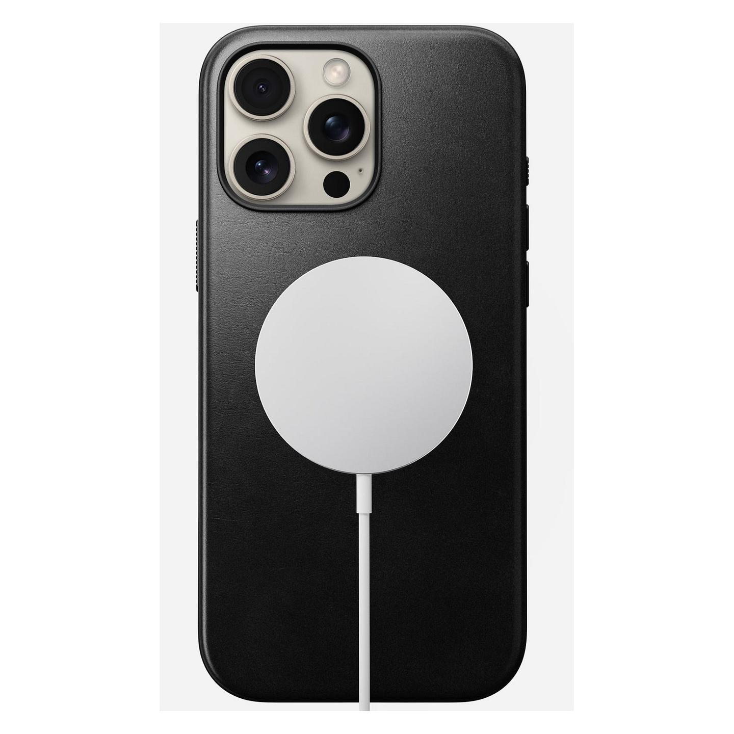 Aksesorë për telefon Nomad / Leather Case / Apple iPhone 16 Pro Max - Zezë - 3