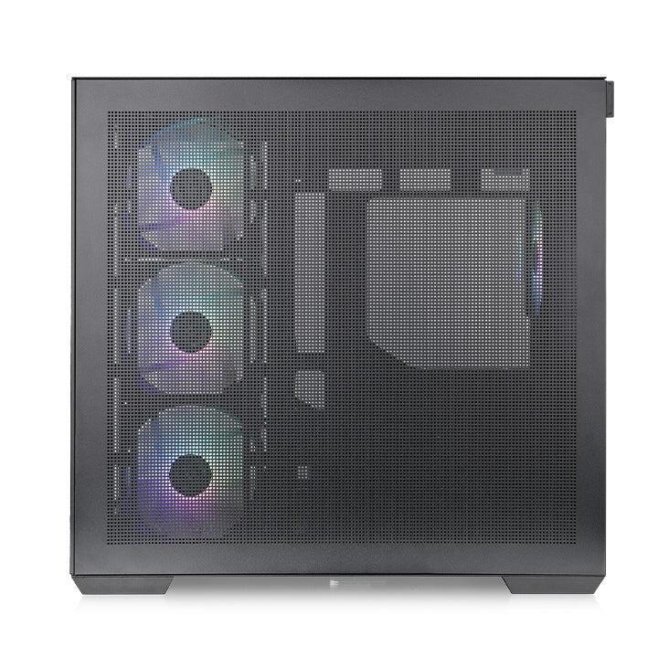 Kasë PC Thermaltake View 380 TG ARGB / Midi Tower / ATX / 4x 120mm ARGB Fan / Tempered Glass – Zezë - 4
