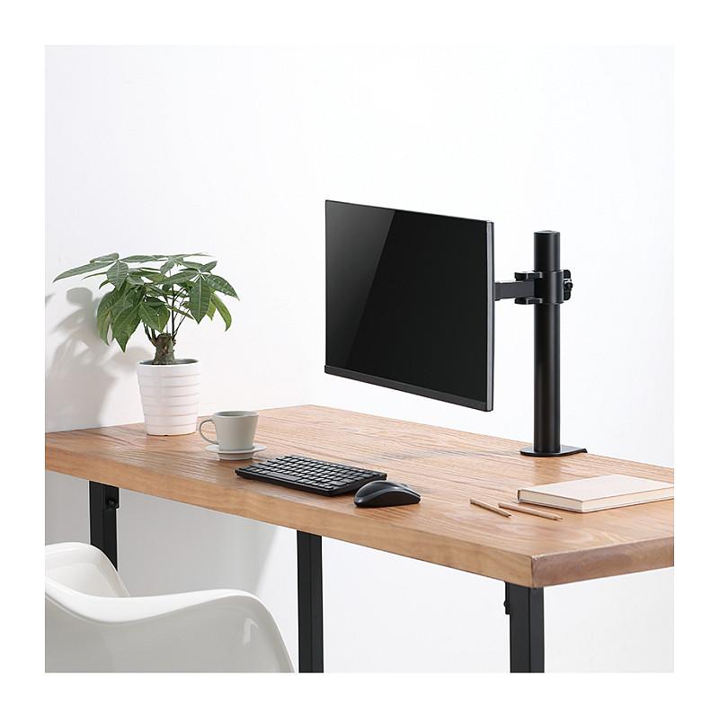 Mbajtëse për Monitor LogiLink BP0043 / 1 Monitor / 17–32" / deri 8kg / VESA 75x75 & 100x100 / Rotacion 360° - Zezë - 5