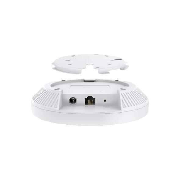 TP-Link Omada EAP723, Ceiling Mount Access Point, BE3600, Wi-Fi 7, Dual-Band, 2x2, 160MHz, 2.5GbE, PoE+, MLO, 4K-QAM, Omada Mesh – Bardhë - 2