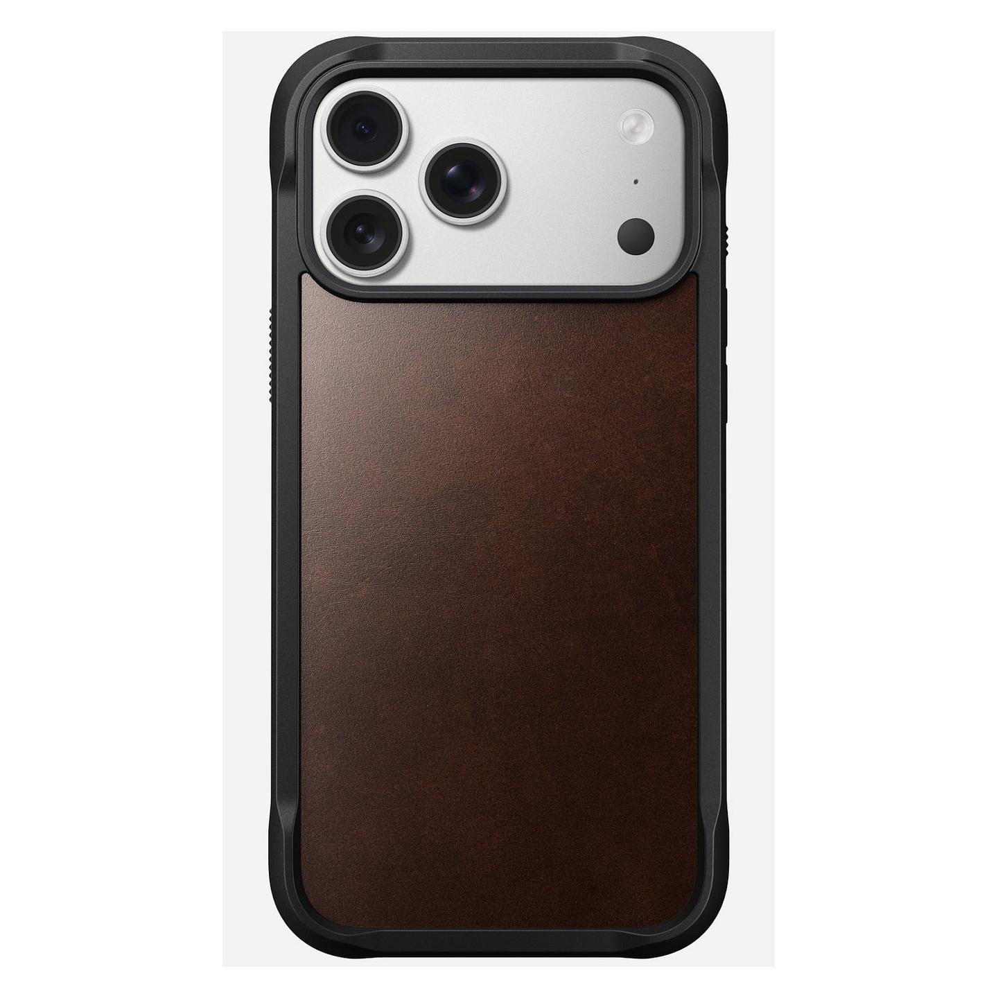 Aksesorë për telefon Nomad / Rugged Leather Case / Apple iPhone 17 Pro Max - Kafe - 7