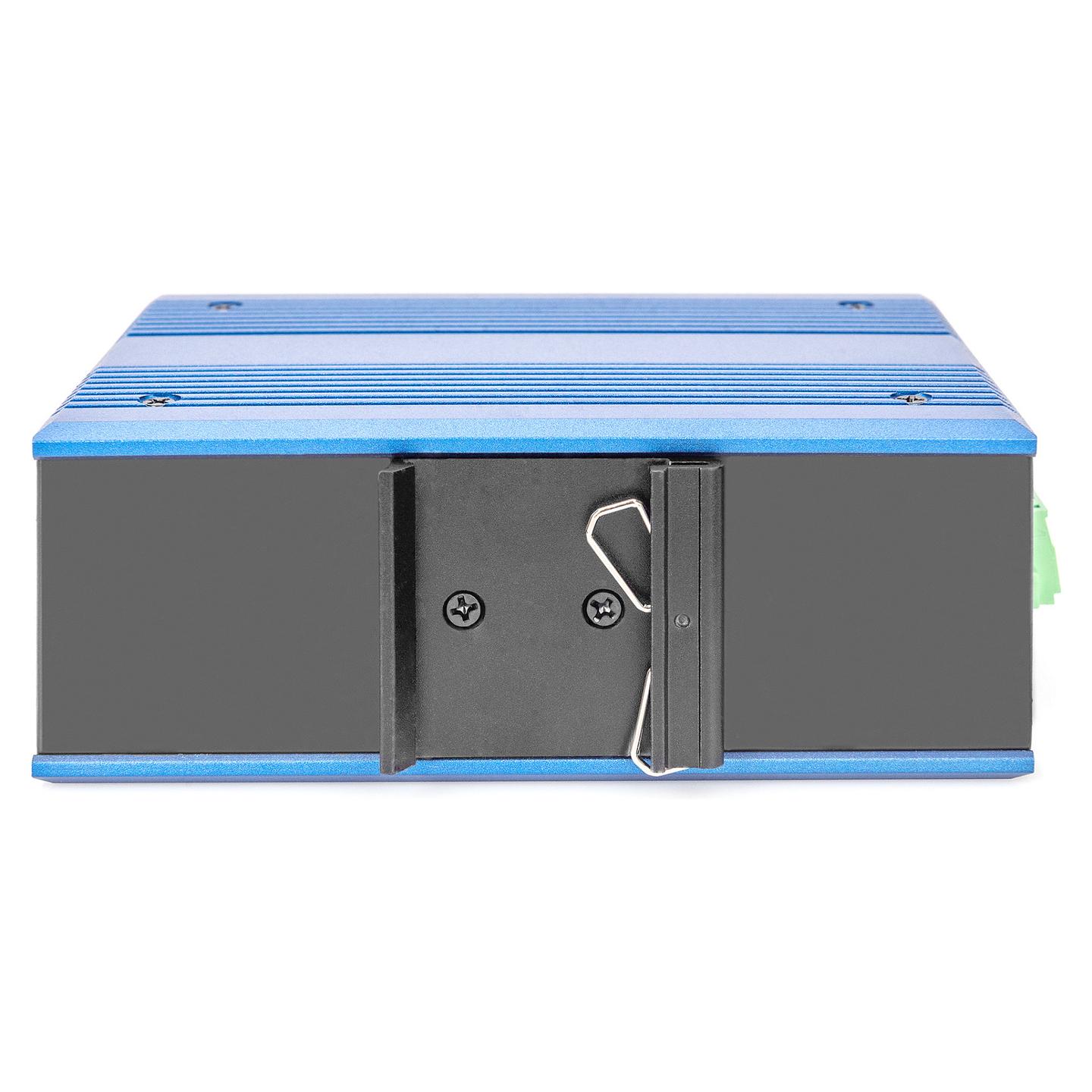 Switch Industrial DIGITUS DN-650106, 8x Fast Ethernet RJ45, 10/100Mbps, 1.6Gbps, IP40, DIN-Rail - Blu - 7