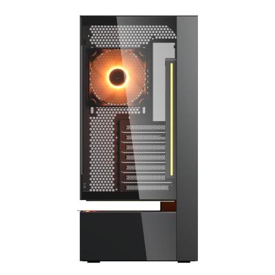 Kasë PC COUGAR CFV235 Vision / Mid Tower / ATX / 2x 120mm + 3x 140mm Fan Support / Tempered Glass / 9.16" LCD / 360mm Radiator / ARGB - Zezë - 4