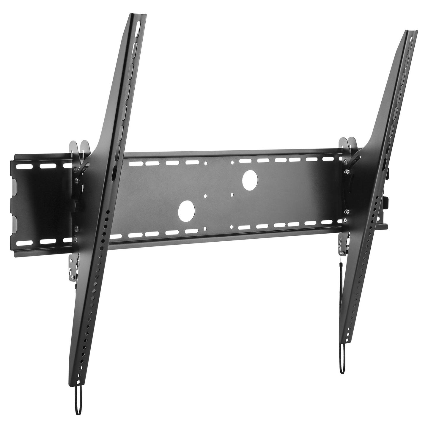 Mbajtëse Muri për TV Equip 650322 / 60"-100" / 100kg / Tilt / Curved / -15° deri +15° - Zezë