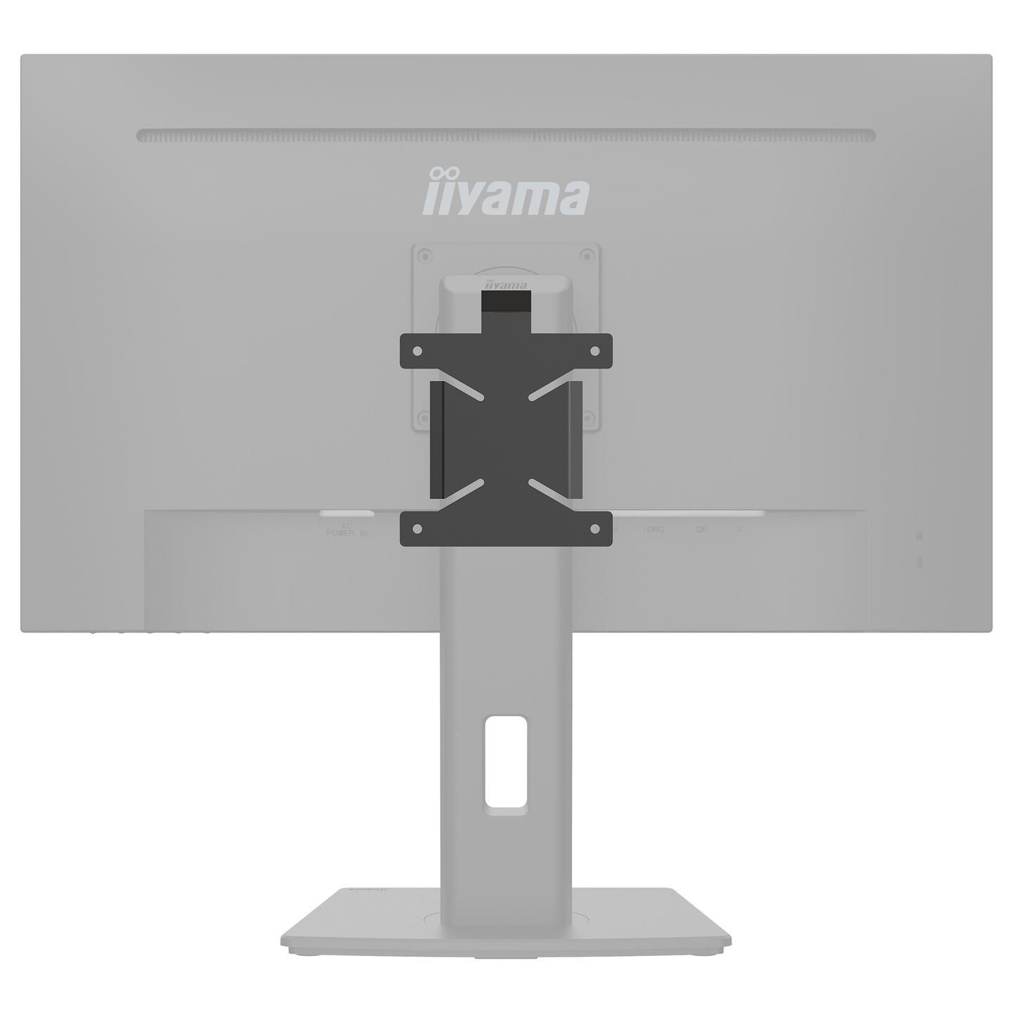 Aksesorë për Monitor iiyama MD-BRPCV07 / Mini-PC dhe Thin Client / VESA 100×100 / Montim pas Monitorit - Zezë - 4