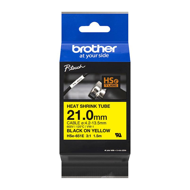 Shirit për Printer Brother HSE-651E - Verdhë