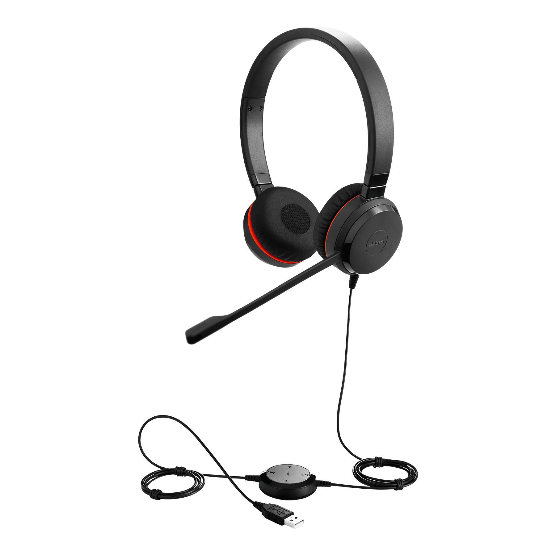 Kufje me kabllo Jabra Evolve 30 II UC Stereo / USB-A / 3.5mm / Binaural / Noise Cancelling Microphone - Zezë - 4